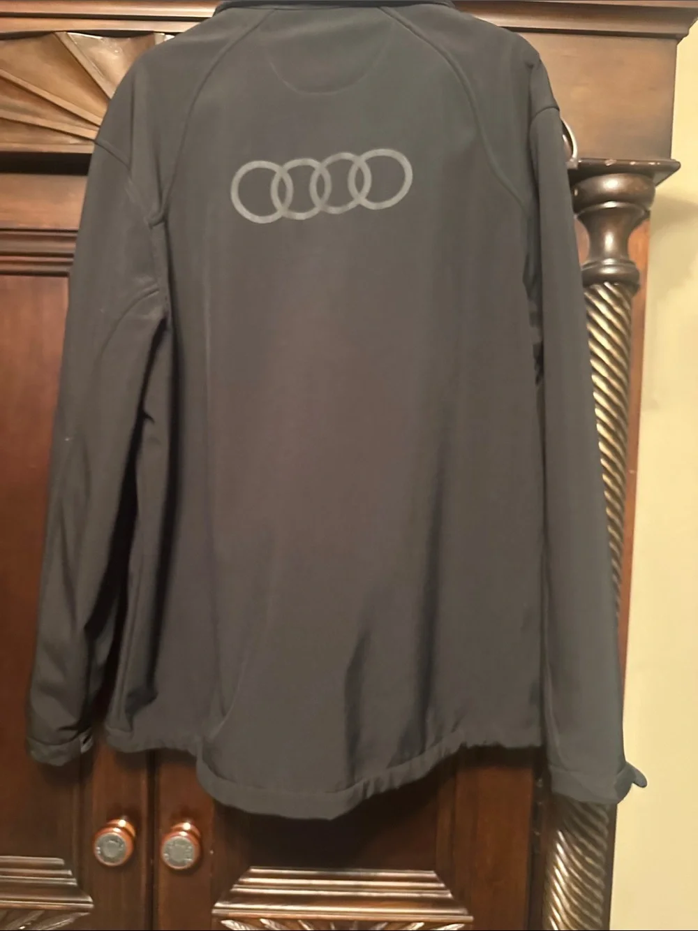 Audi Men's Black Lightweight Softshell Jacket